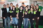 Das Messe-Team der Junggärtner auf der IPM 2012.