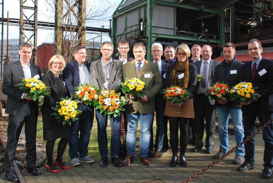Friedhofsgärtner in NRW fusionieren - hier der neue Vorstand.