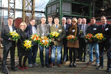 Friedhofsgrtner in NRW fusionieren - hier der neue Vorstand.