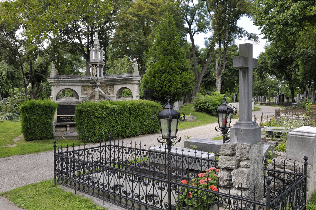 Grberreihe auf dem Zentralfriedhof in Wien 
