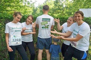 Gemeinsam fr den grtnerischen Nachwuchs  mit dem Teamstaffellauf warb der ZVG fr die Nachwuchswerbekampagne des Verbandes.