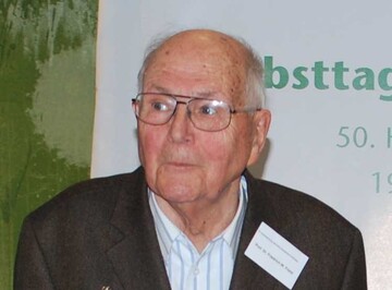 Prof. h.c. Dr. Friedrich-Wilhelm Frenz vor genau einem Jahr in Nrnberg, anlsslich der 50. Herbsttagung der Bundesfachgruppe Gemsebau.