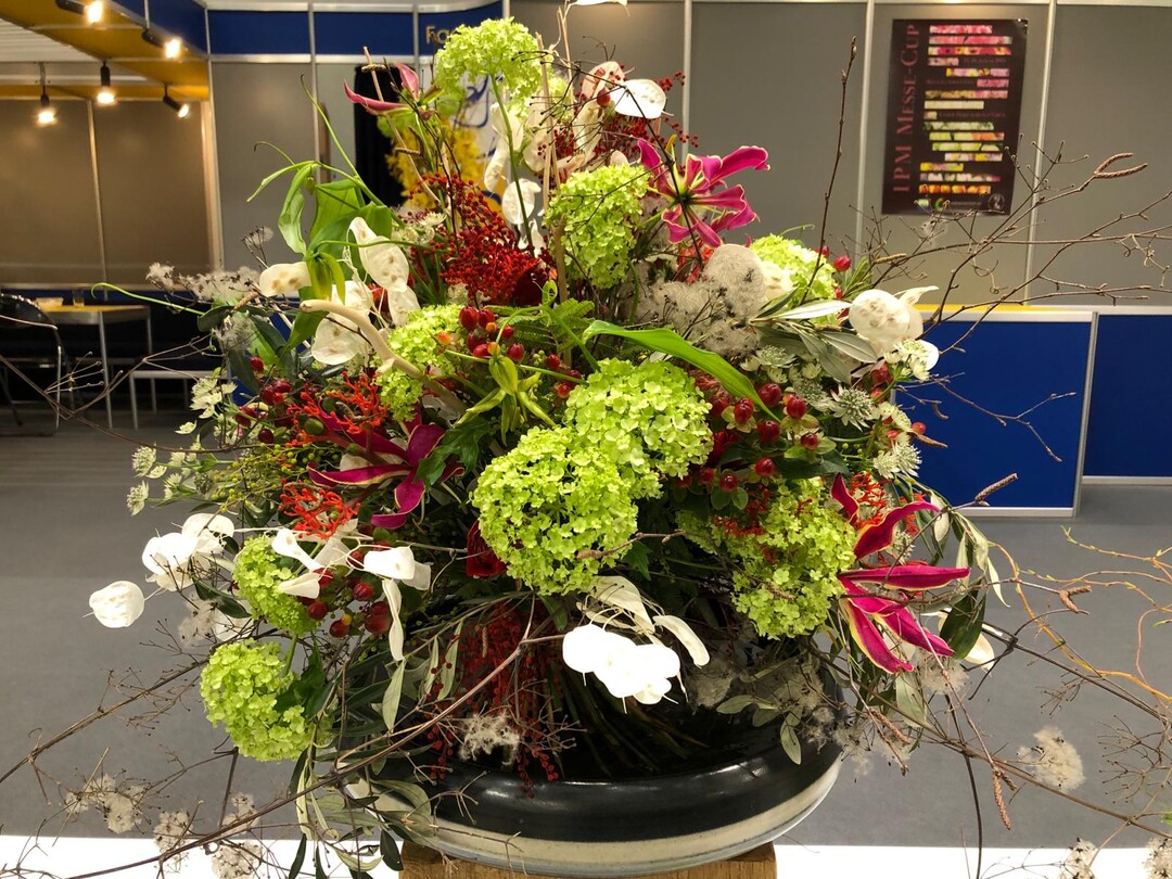 3. Platz Strauwettbewerb / 3rd place bouquet competition : Jacqueline Vordenbumen.