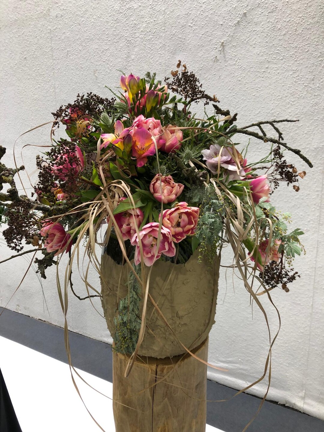 1. Platz Strauwettbewerb / 1st place bouquet competition : Lilli Kramer.