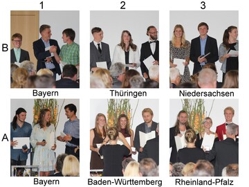 Das sind die jeweils drei besten Teams in den Wettbewerbskategorien A und B