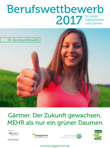 Zum 30. Mal veranstaltet die Arbeitsgemeinschaft deutscher Junggrtner (AdJ) gemeinsam mit dem Zentralverband Gartenbau e.V. (ZVG) den Berufswettbewerb fr junge Grtner. 