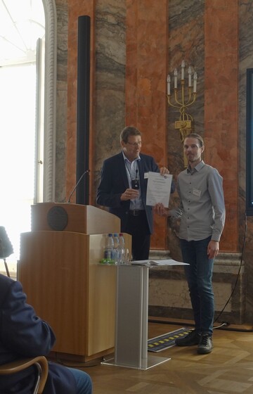 Christian Frerichs stellte seine Promotionsarbeit bei der Tagung der Deutschen Gesellschaft fr Pflanzenernhrung vor.