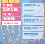 Das Programm der Aktion "Ohne Dornen keine Rosen" in Zürich