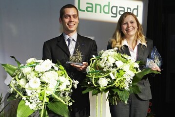 Holger Hoffmann und Daniela Kiewning sind die Preistrger des diesjhrigen Landgard Grow Award.