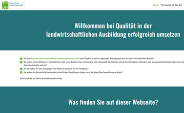 Der Deutsche Bauernverband hat seinen Internetauftritt aktualisiert.
