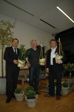 Als Führung des neuen Vereins wurde gewählt (von li.): Dr. Frank Schoppa als Vorsitzender sowie Reimer Meier und Andreas Köhler als stellvertretende Vorsitzende.