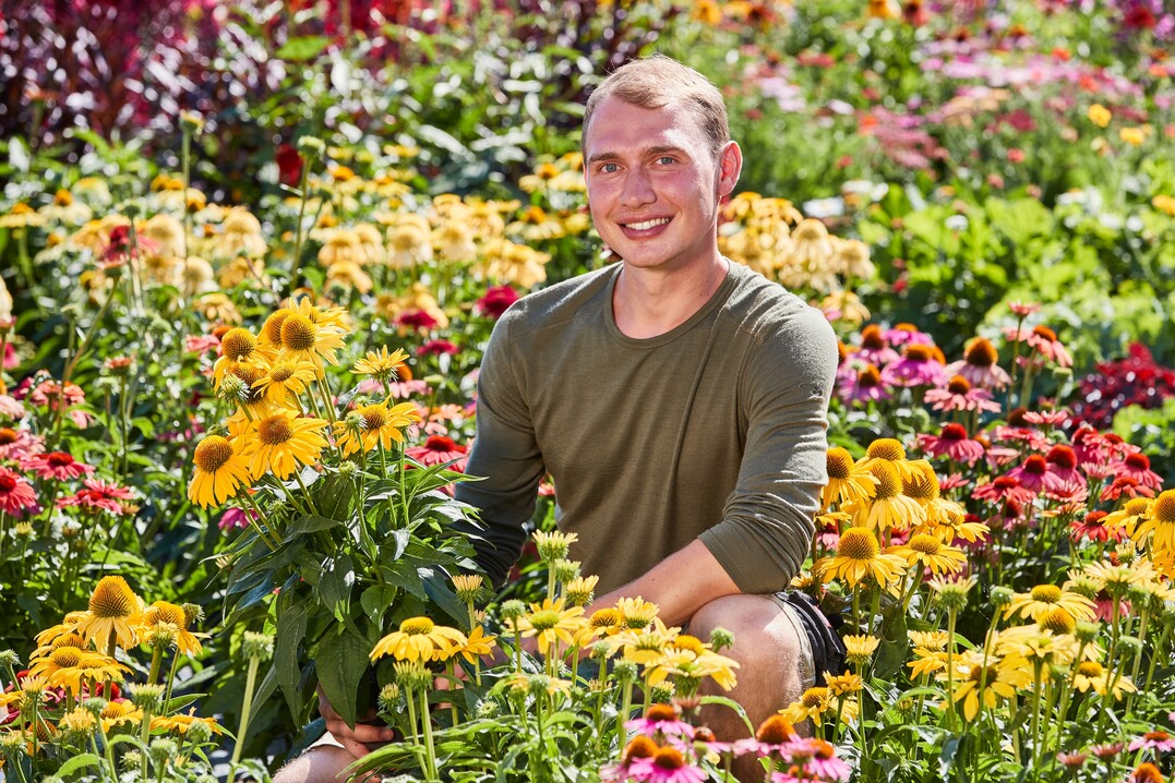 Axel Schwarze, angehender Zierpflanzengärtner