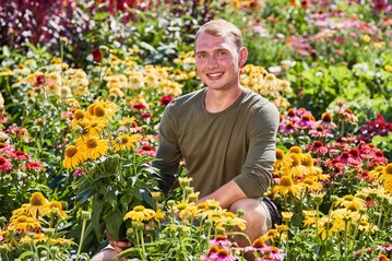 Axel Schwarze, angehender Zierpflanzengrtner