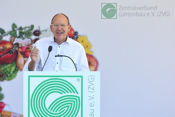 Oberbrgermeister Christian Specht lenkte den Blick auf die ntige grne Stadtentwicklung.