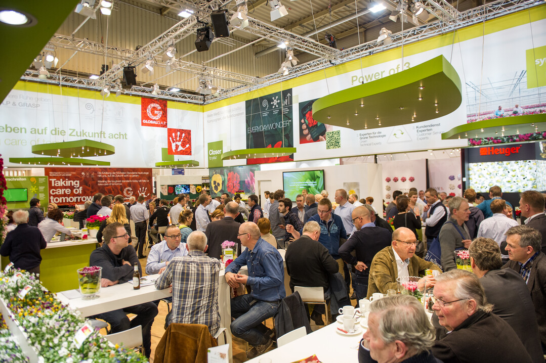Lebhafte Gespräche am Stand von Syngenta auf der IPM 2016