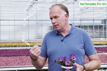Die FNR untersttzt die Torfminderungsstrategie der Bundesregierung als Projekttrger des BMEL. Im Bild: Christoph Schnges, Inhaber der Grtnerei Floreco.