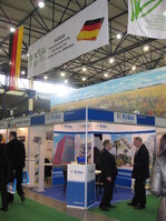 Den deutschen Gemeinschaftsstand organisierte die INDEGA - Interessenvertretung der deutschen Industrie für den Gartenbau.