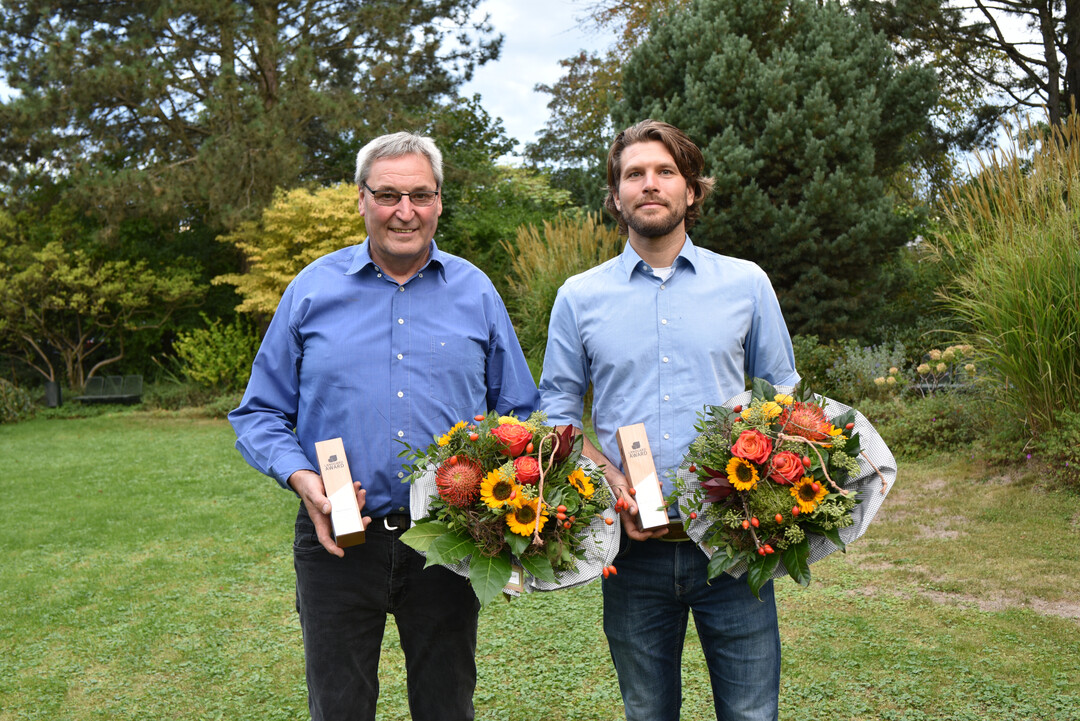 Leo Berghs-Trienekens (links) und Franz Hanka gehren zu den diesjhrigen Landgard Award-Preistrgern.
