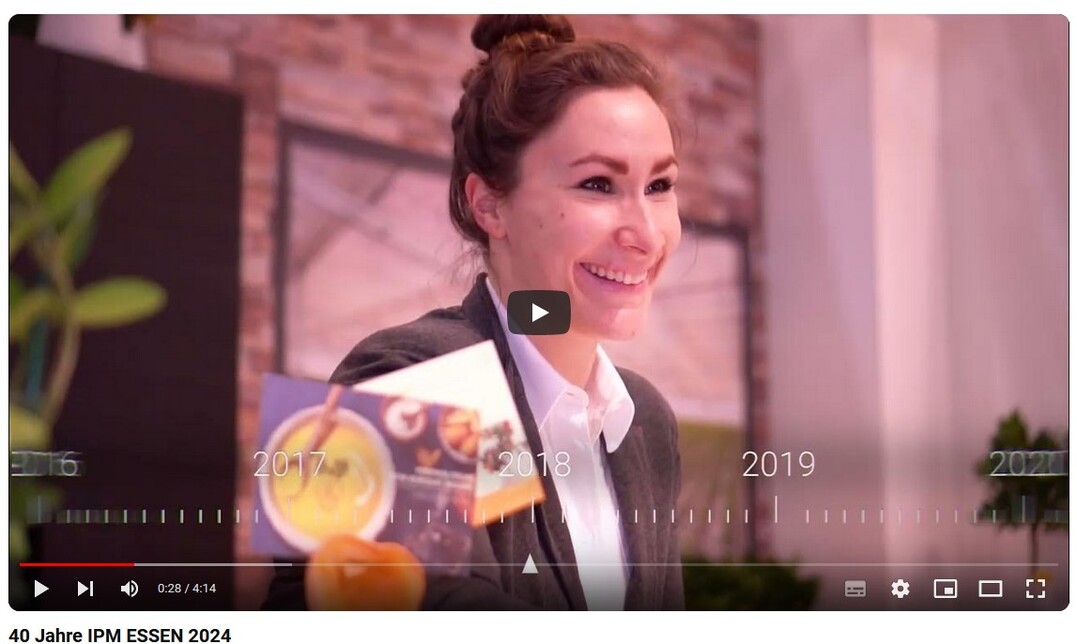 In einem stimmungsvollen Video hat die MESSE ESSEN viele Eindrücke von der IPM zusammengefasst.