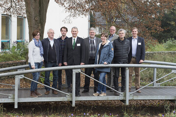Vorstand des Freundeskreises: Anke Riemenschneider, Engelbert Lehmacher, Martin Braun, Vorsitzender Marc-Guido Megies, Andreas Schroeder, Geschftsfhrerin Dr. Christine Lehmacher, Hans-Jrgen Zietz, Michael Krger, Ole Oenbrink (nicht abgebildet: Thomas Cysik, Daniel Theidel, v.l.n.r.)