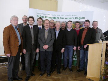 Der neu gewhlte Vorstand (von links): Gerhard Brutigam, Jrg Schneider, Lutz Grille, Bernd Haase, Prsident Dr. Klaus Henschel, Heinz-Peter Frehn, Reinhard Mich, Thomas Brcker, Paolo Dallago, Jrgen Jakobs, Dr. Andreas Wobar und Karsten Prfer.