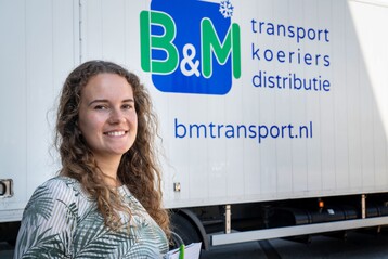 Mariska Maasse, Mitglied des Projectteams "Plantion Transport" 