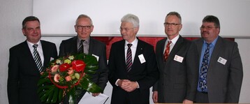 (v.l.n.r.:) Gerhard Hugenschmidt, Kurt Mchtlen, Hartmut Weimann, Hans Mller, Armin Khler. Foto: 