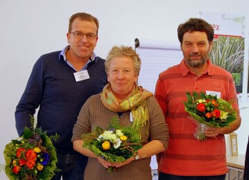 Peter Behrens, Anne Eskuche und Klaus-Peter Manig (v. l.) bilden mit Manfred Heekeren (abwesend) den BdS-Arbeitskreis Werbung und ffentlichkeitsarbeit und wurden als Team erneut gewhlt. 