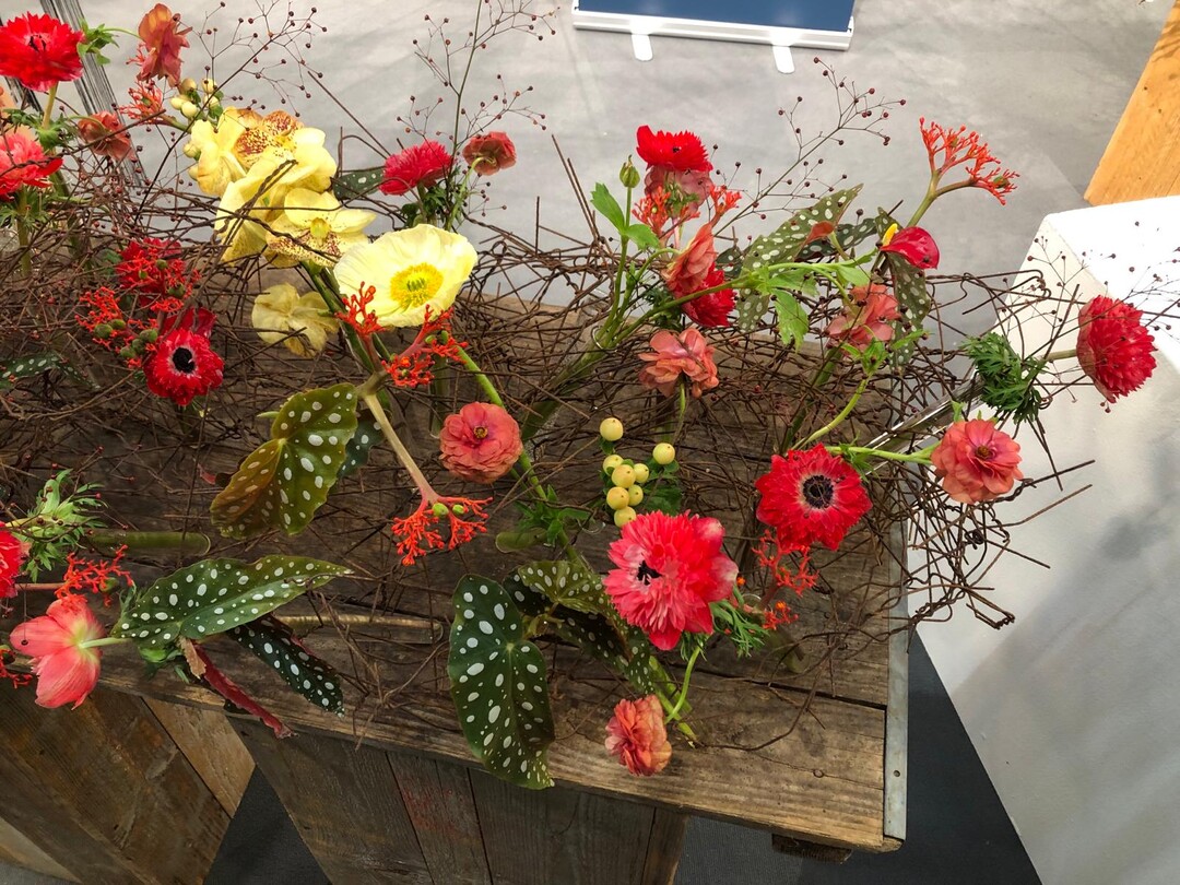 Floral workpiece from the show