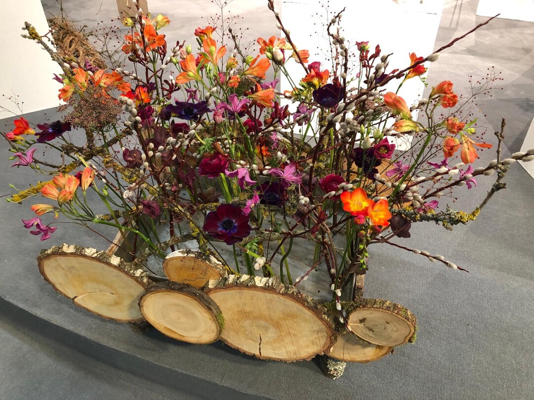 Floral workpiece from the show