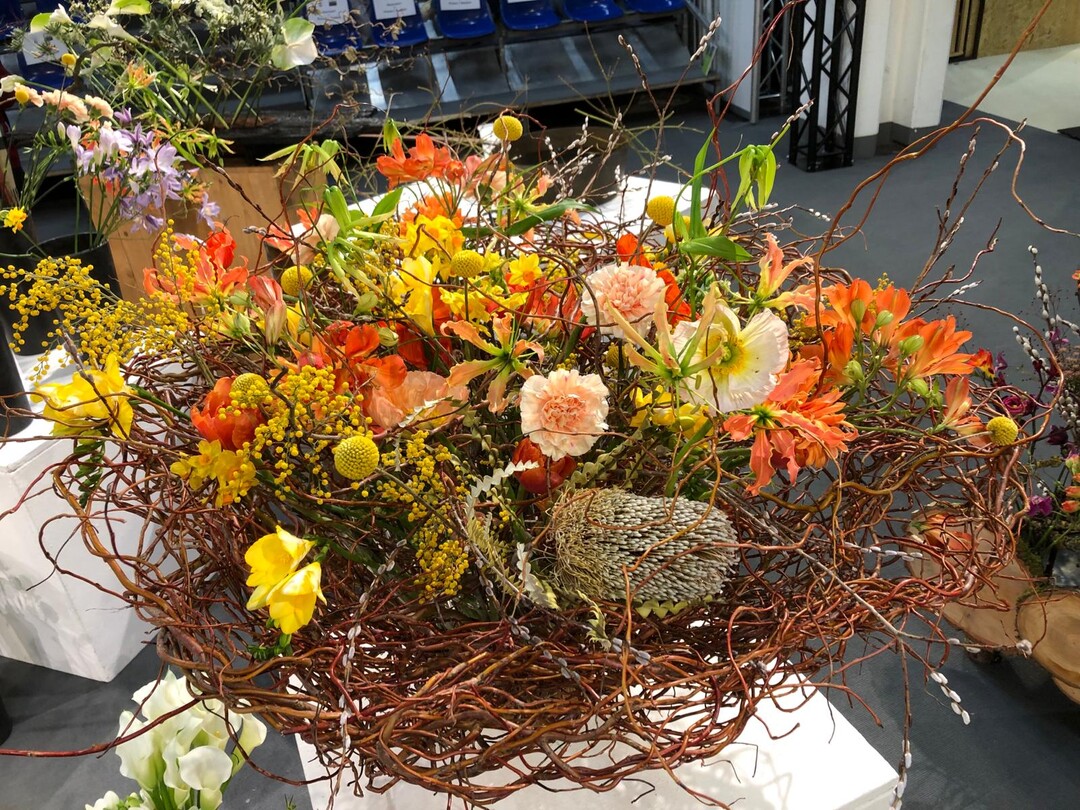 Floral workpiece from the show