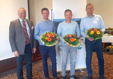 Von links: Frank Silze, Thomas Mengede, Christoph Hoffmann und Jrgen Gerdvordermark.
