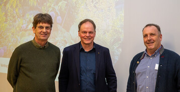 Prof. Bernd Hertle,Prof. Cassian Schmidt und BdS-Vorsitzender Michael Moll freuten sich ber eine erfolgreiche Wintertagung.