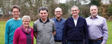 Der aktuelle Vorstand des Bundes deutscher Staudengrtner (von links): Matthias Gromann, Kordula Becker, Klaus-Peter Manig, Christoph Hokema, Martin Hussermann und Michael Moll.
