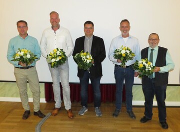 Der neue BVZ-Vorstand: (v. l.) Oliver Krebs, Christoph Schnges, Jens Schachtschneider, Karl-Heinz Compes und Matthias Bremkens.