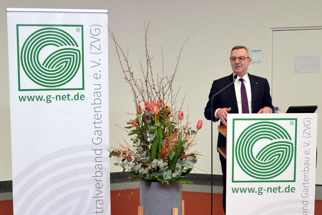 ZVG-Prsident Jrgen Mertz zog auf der Sitzung des erweiterten Prsidiums Bilanz zum verbandspolitischen Jahr 2018.