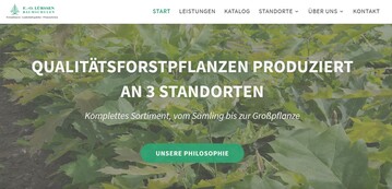  Von den F.-O. Lrssen Baumschulen kommen heimische Laub- und Nadelgehlzen fr die gesamte Forstwirtschaft